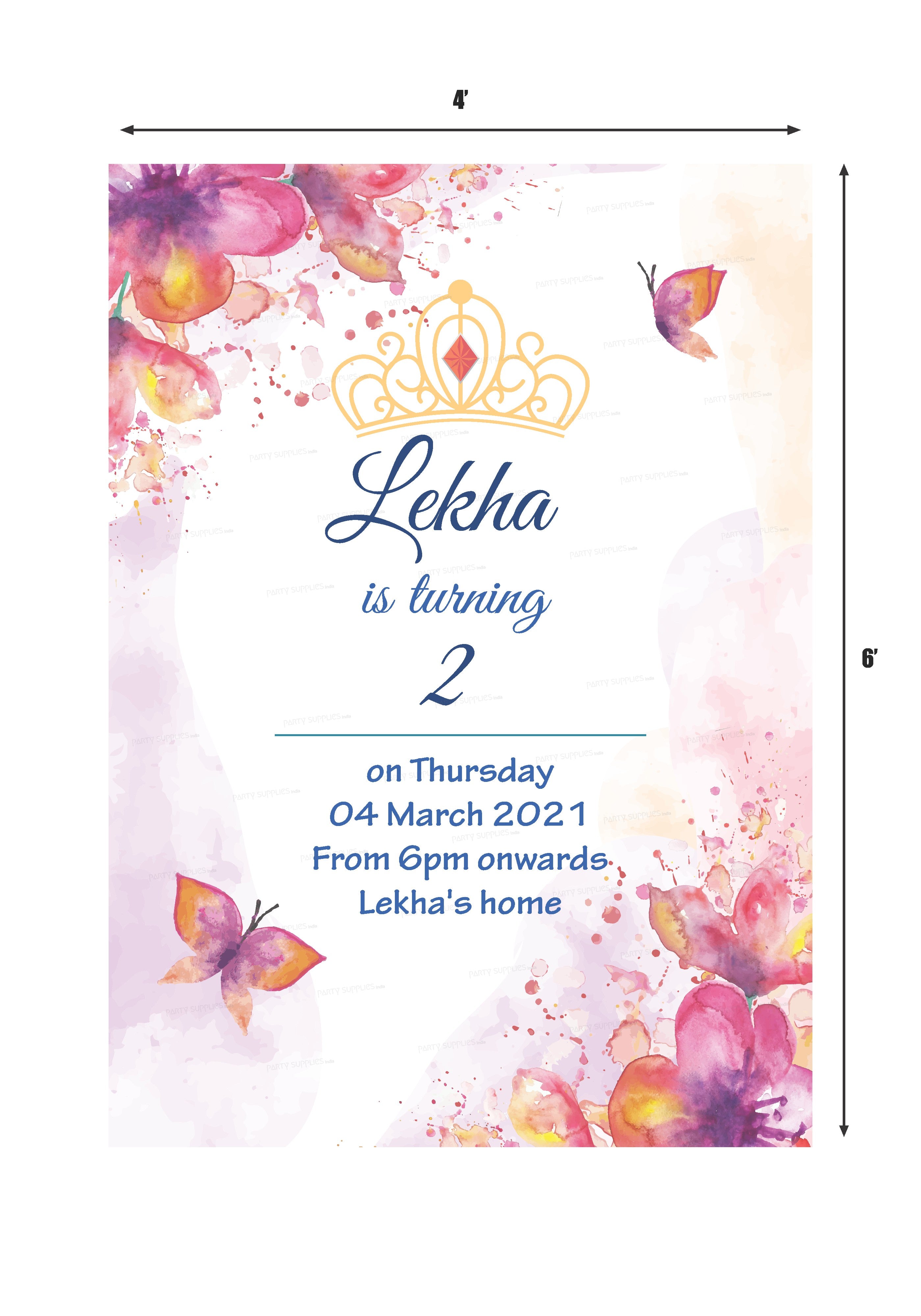 Butterfly Theme Invite