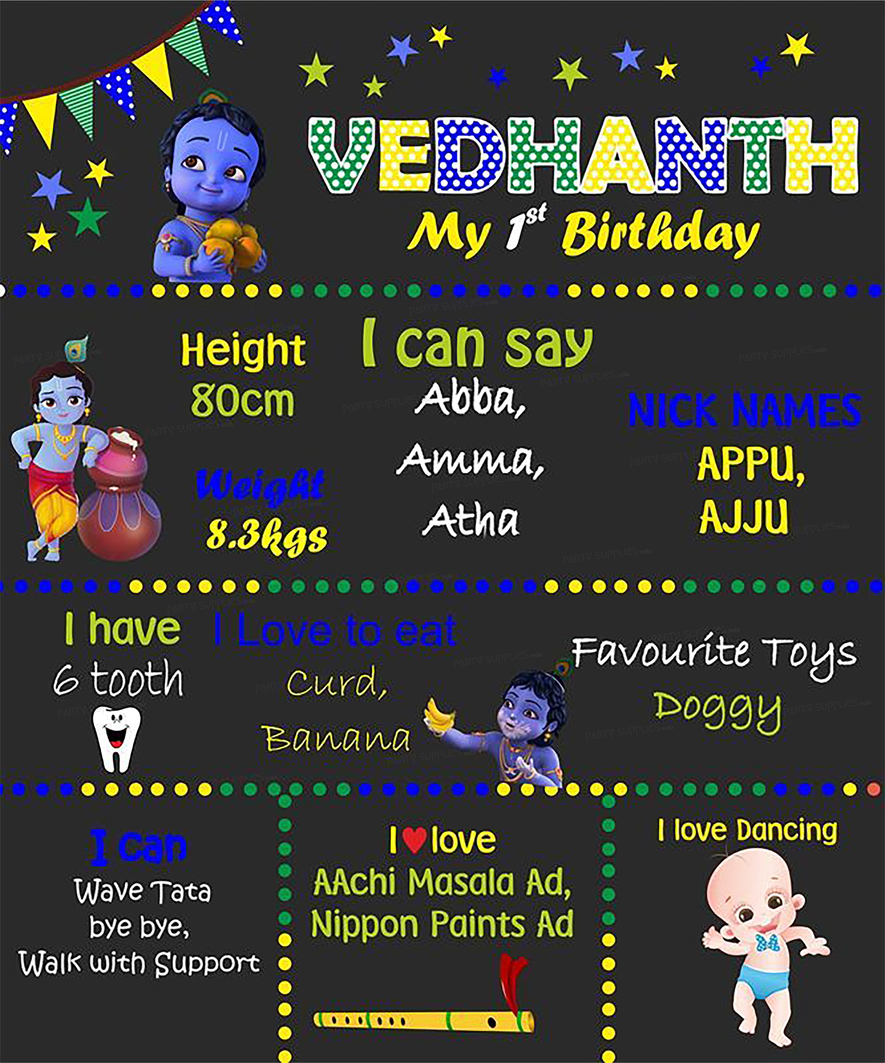 Little Krishna Theme Classic Kit