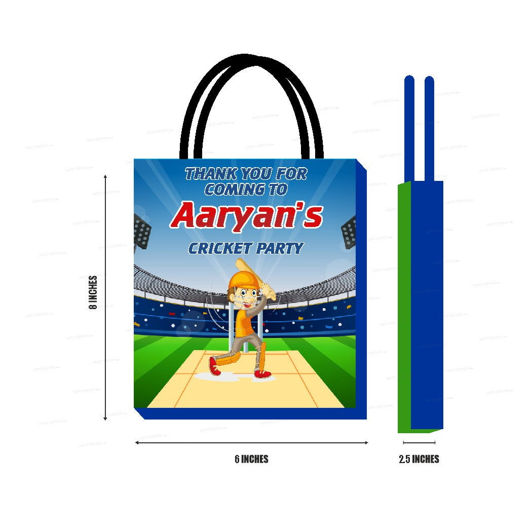 Cricket Theme Return Gift Bag