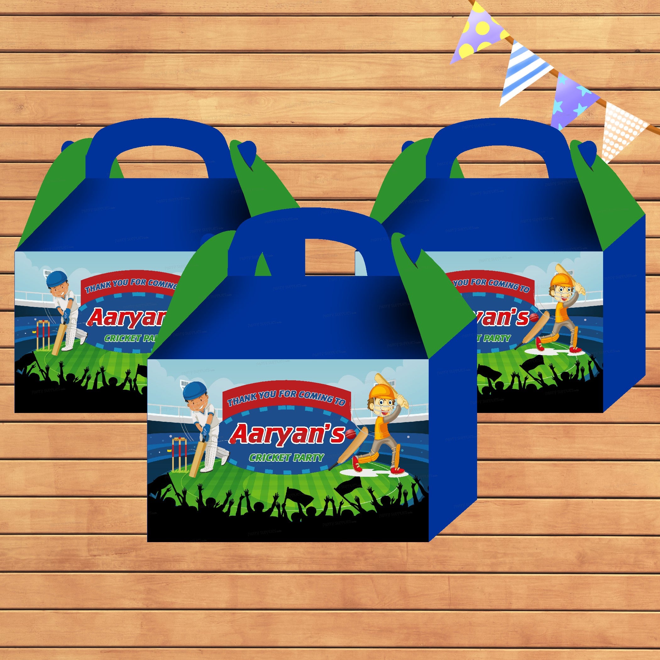 Cricket theme Goodie Return Gift Boxes