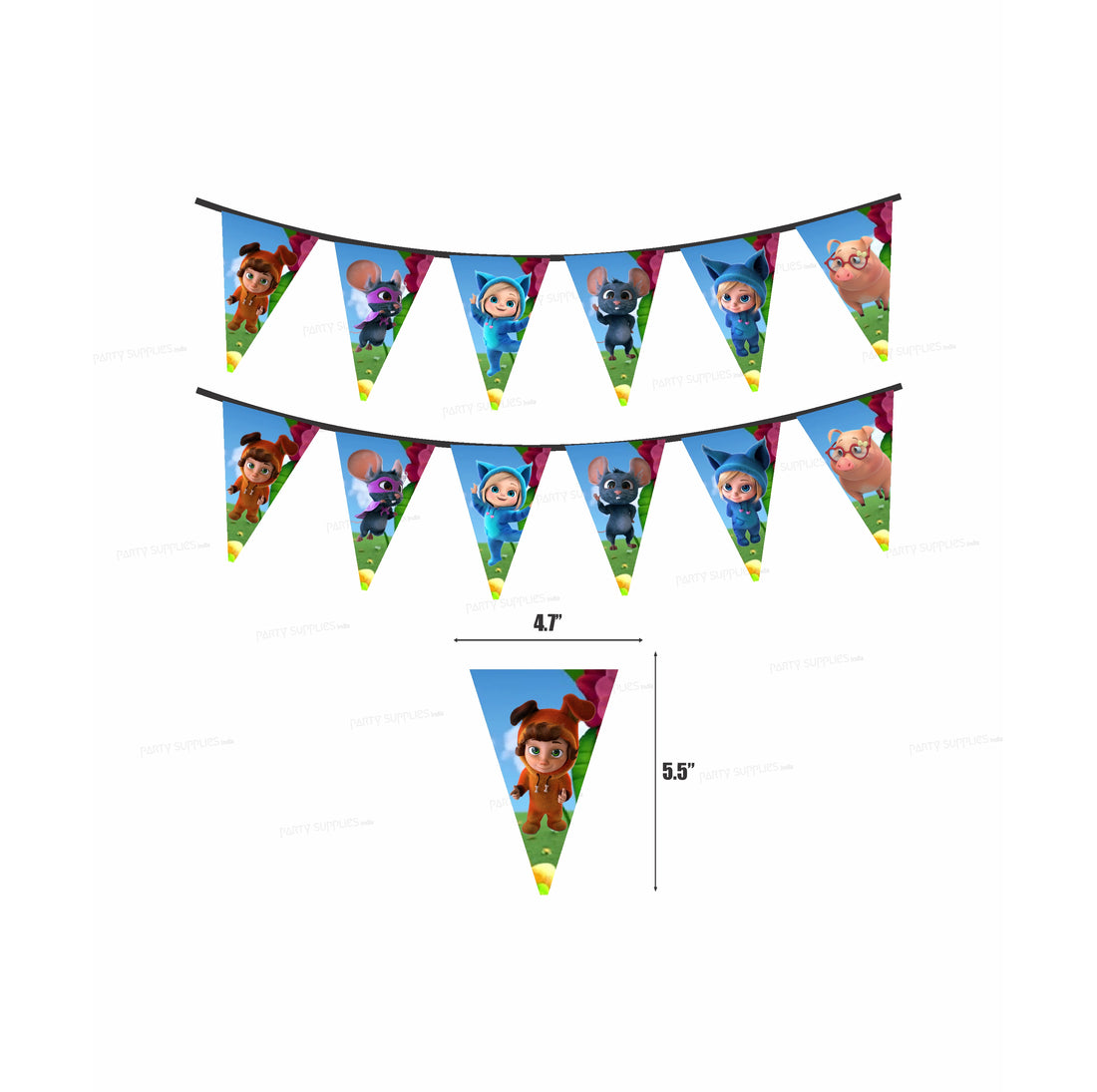 Dave & Ava Theme Flag Bunting