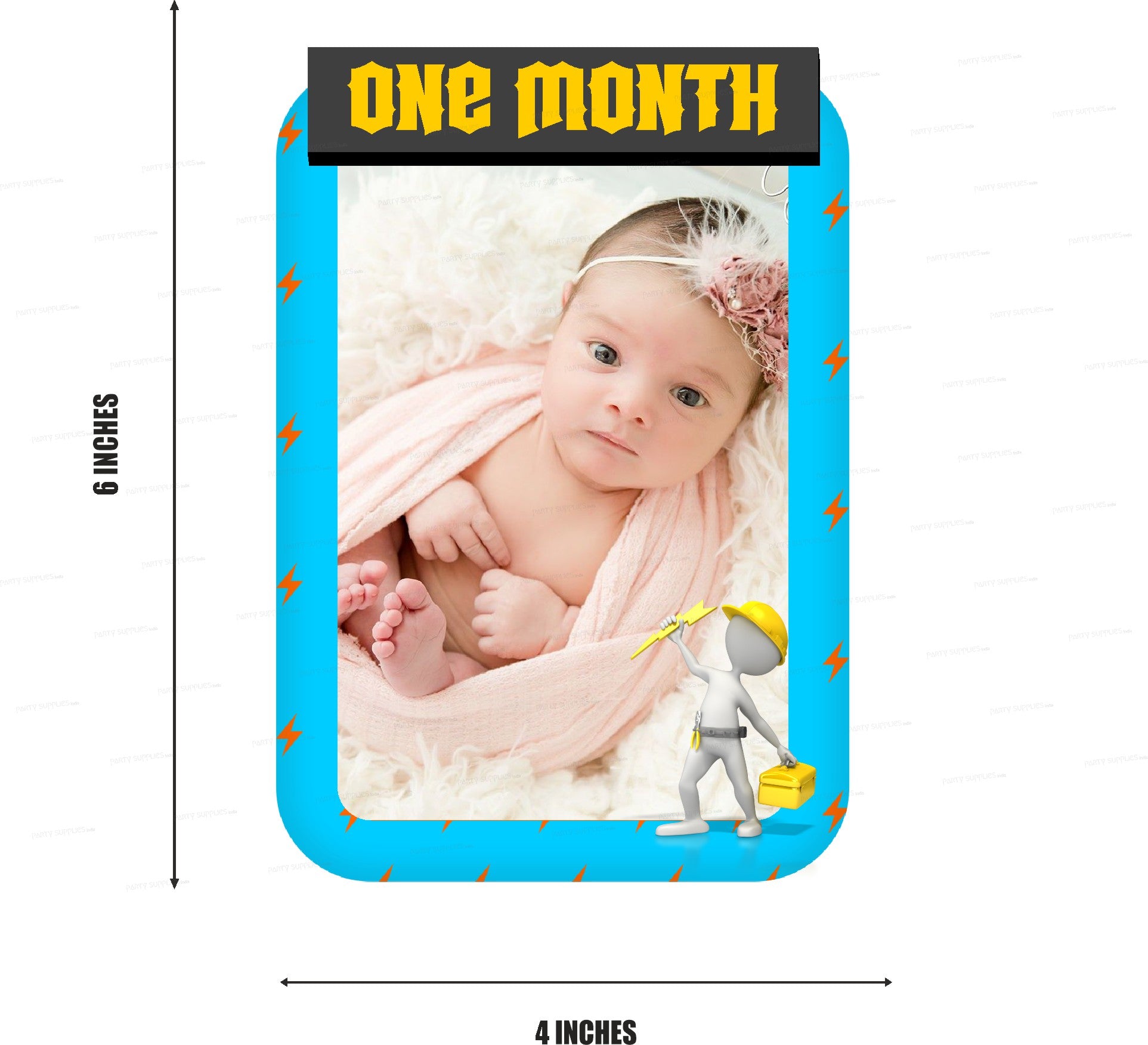 Electrician Theme 12 Months Photo Banner