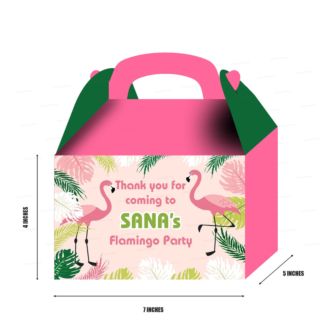 Flamingo theme Goodie Return Gift Boxes