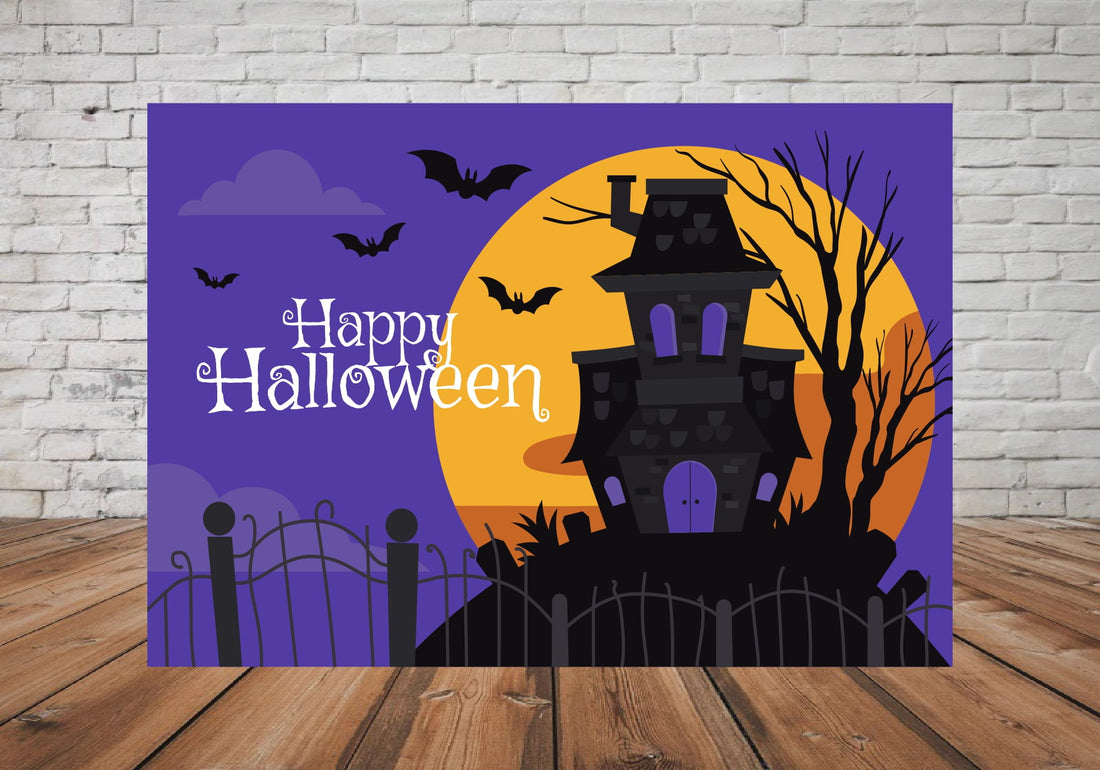 Halloween Theme Backdrop