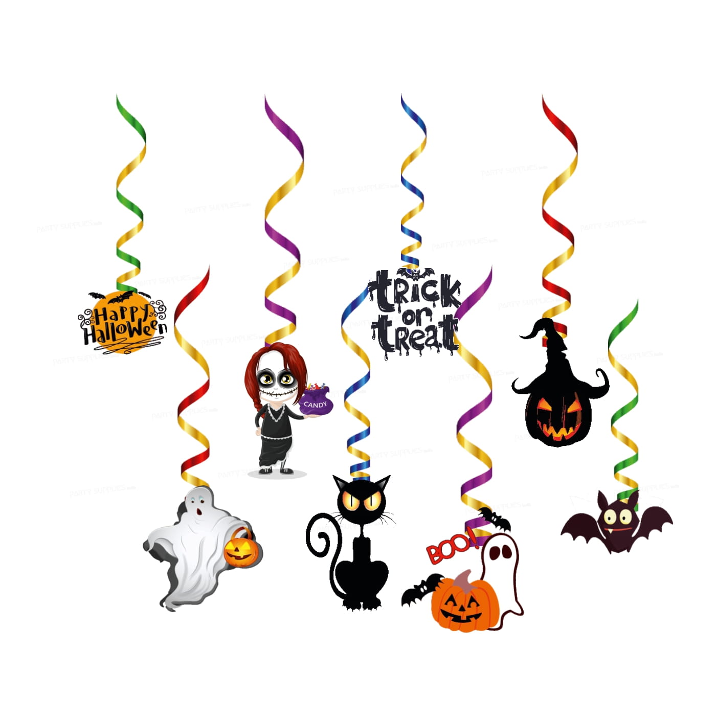 Halloween Theme Customized Swirls