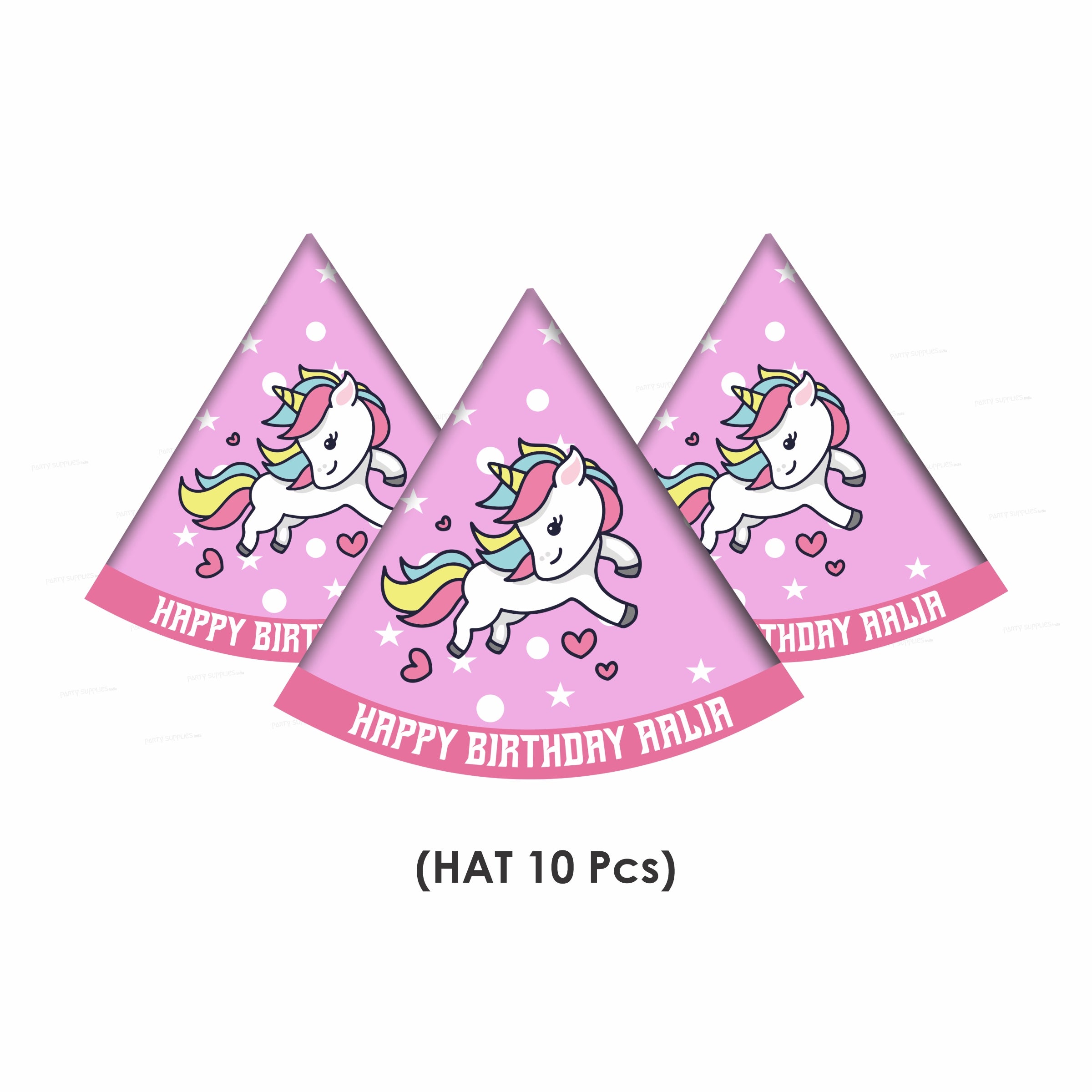 Unicorn Theme Customized Hat