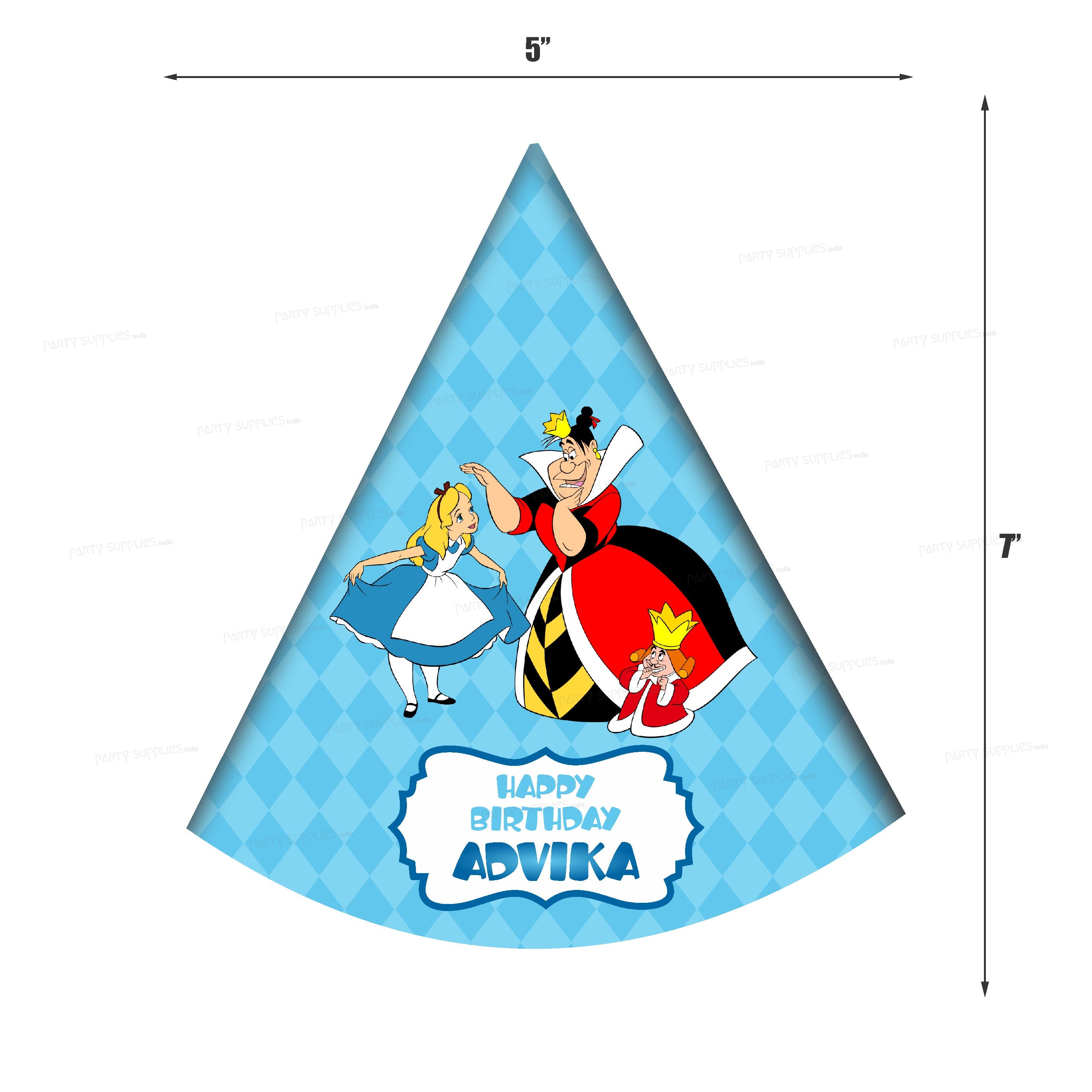 Alice in Wonderland Personalized Hat