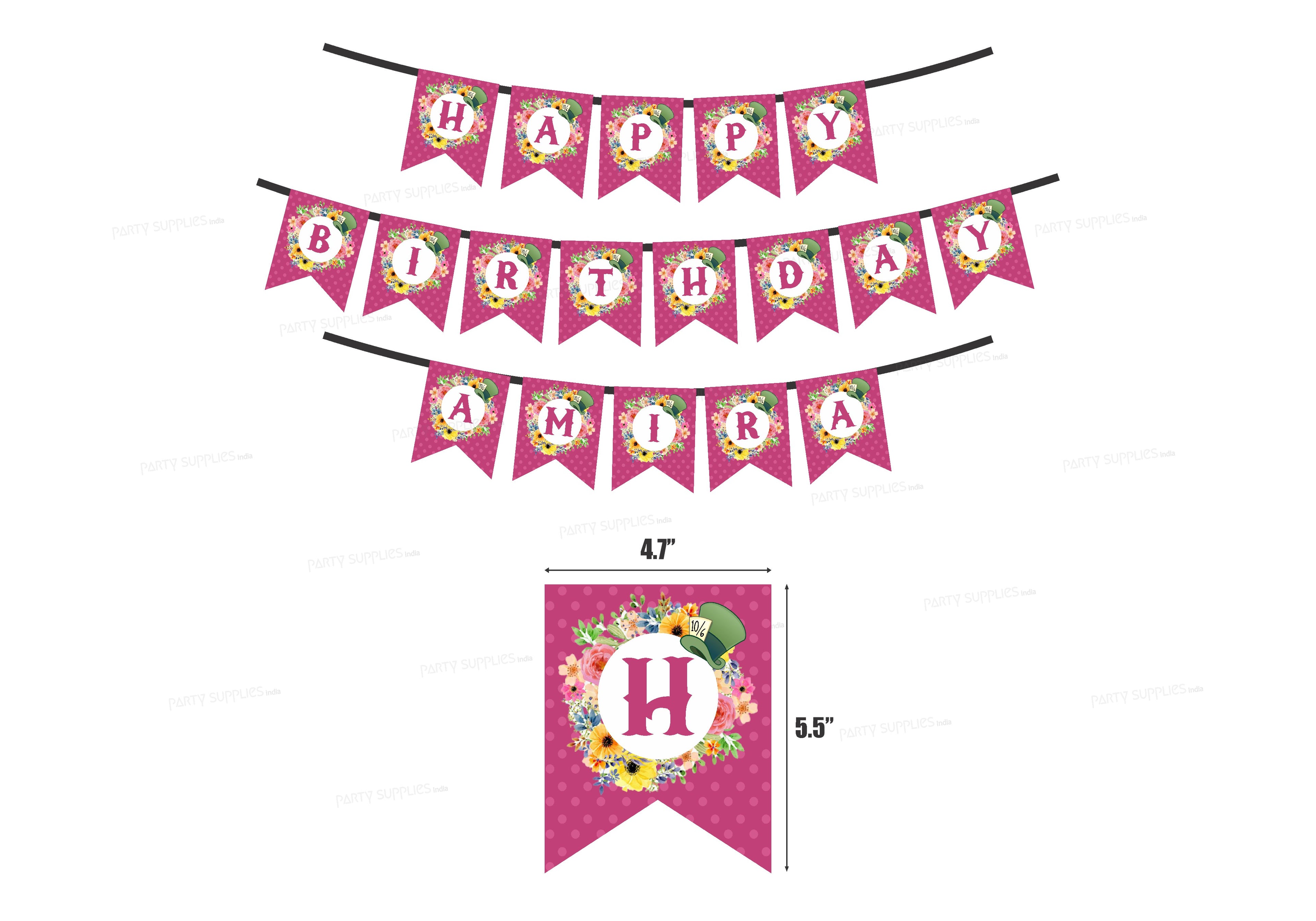 Alice in Wonderland Customized Hanging