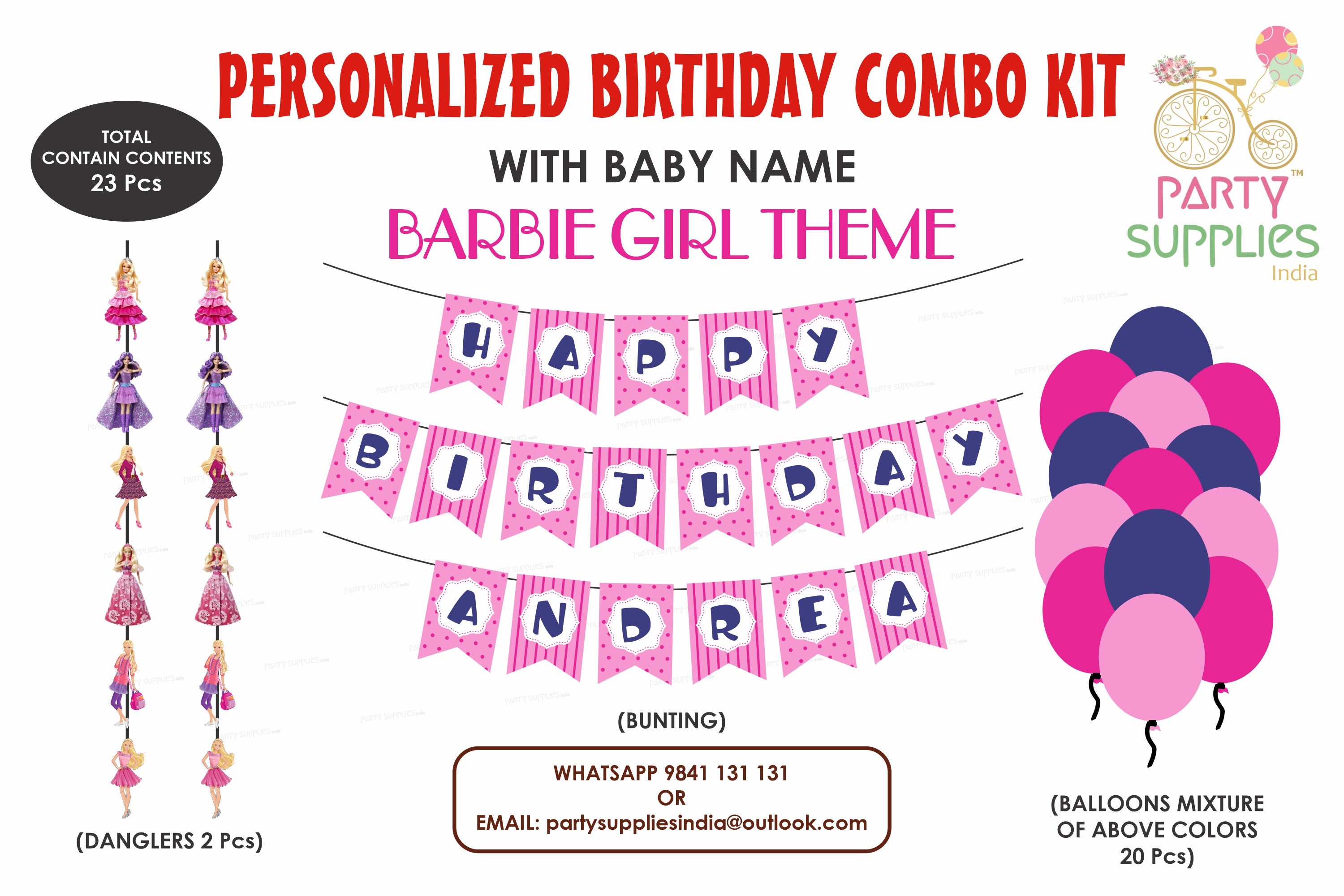 Barbie Theme Basic Combo Kit