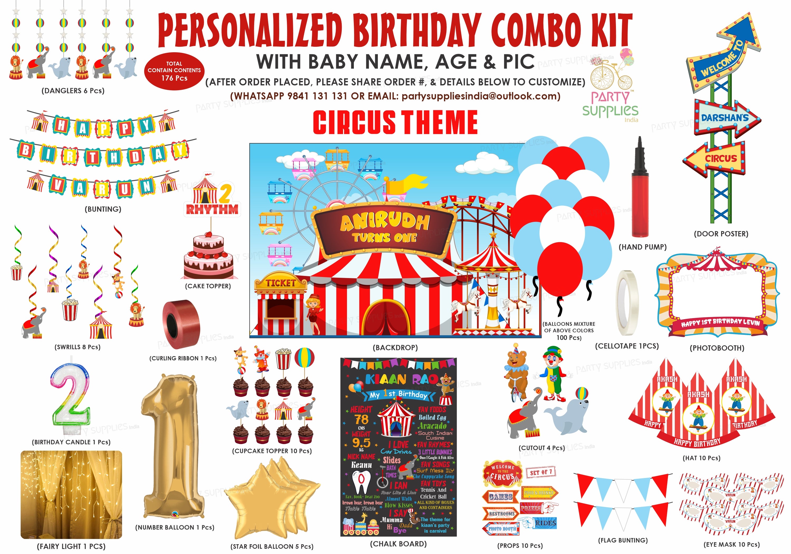 Circus Theme Premium Kit