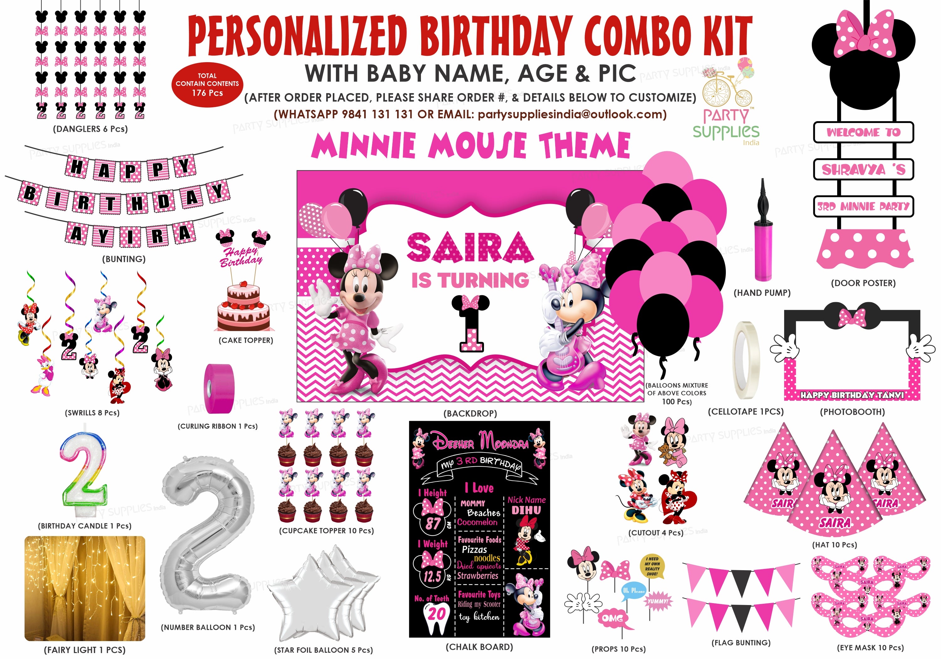 Minnie Mouse Theme Premium Kit
