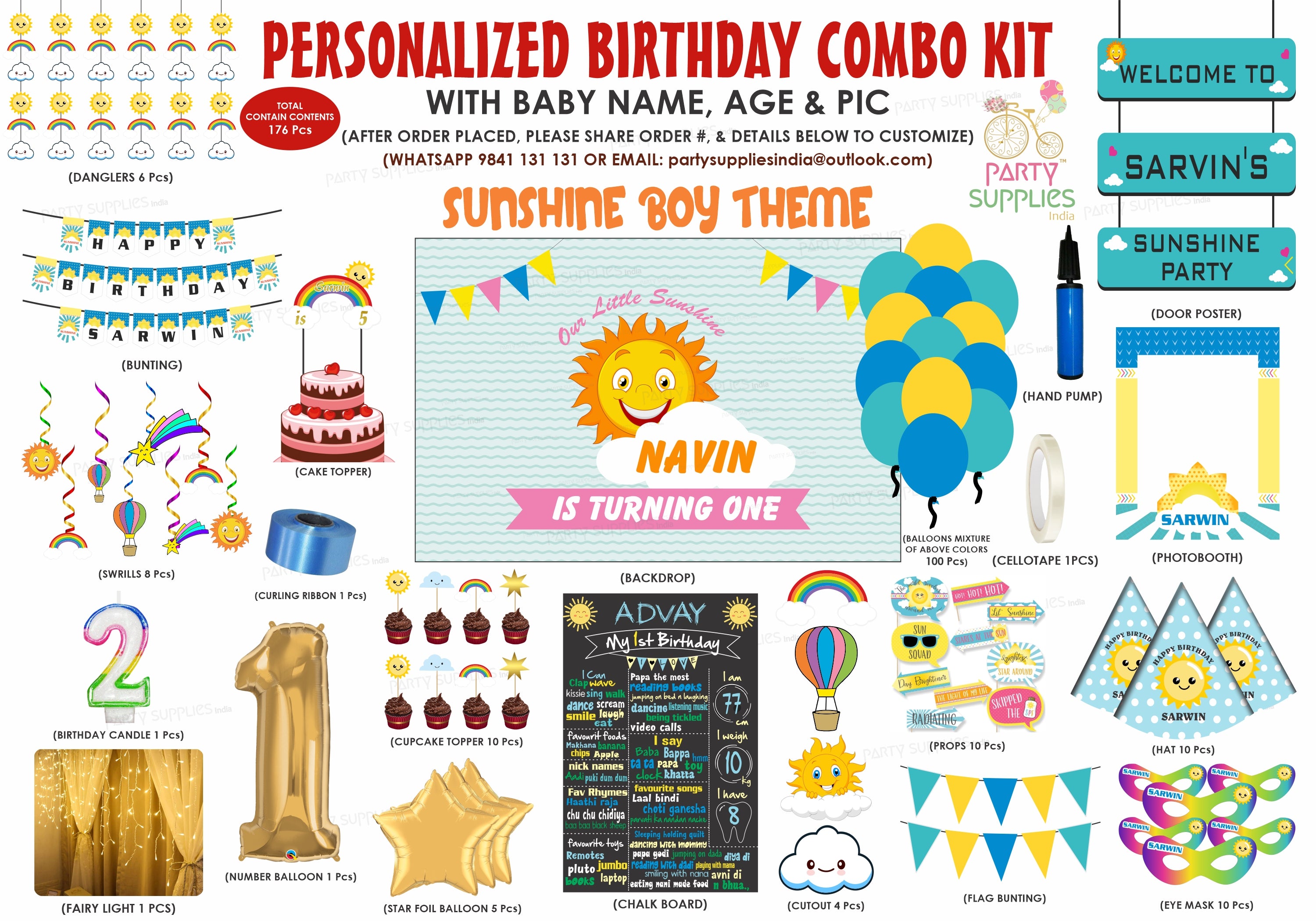 Sunshine Boy Theme Premium Kit