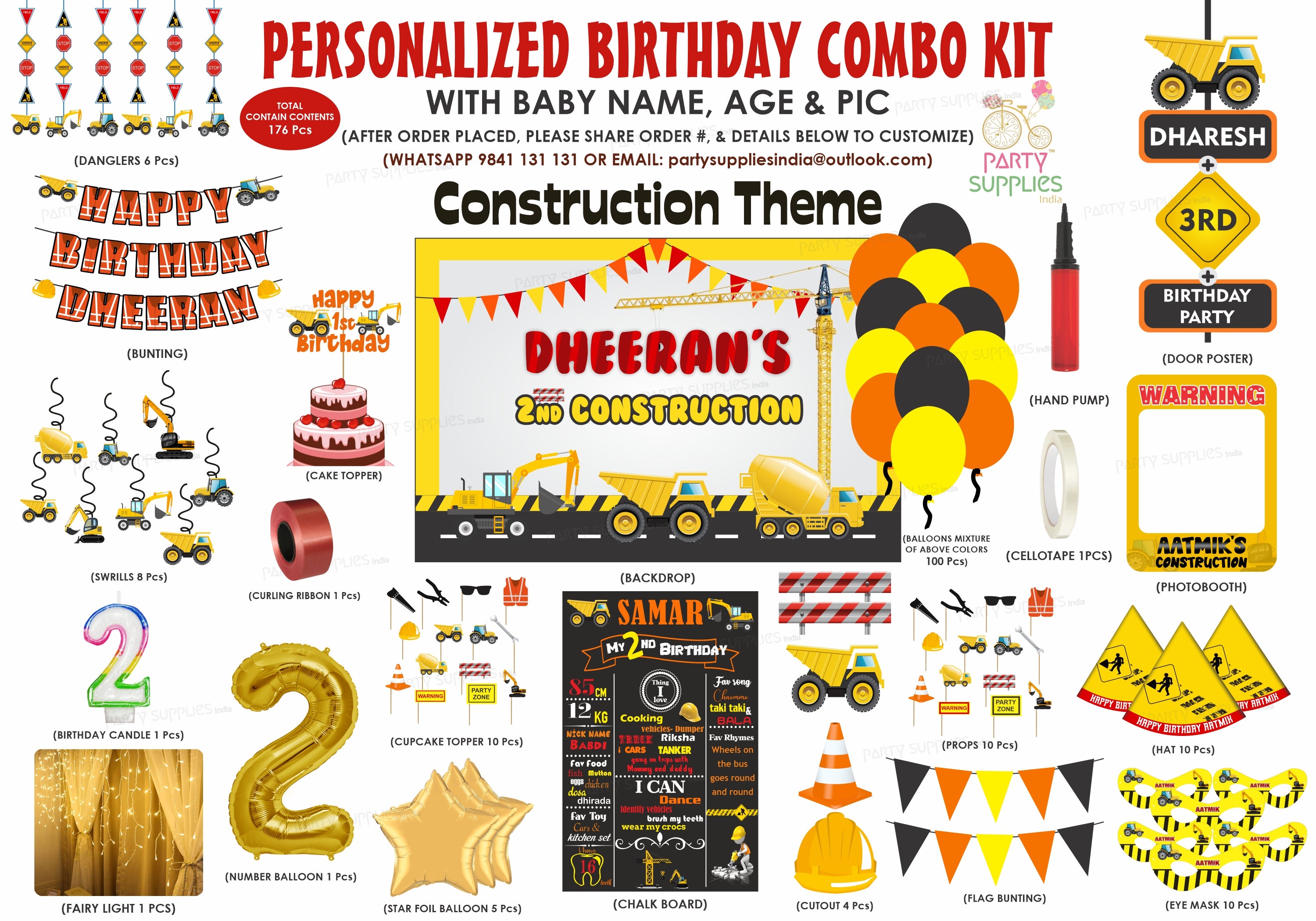 Construction Theme Premium Kit