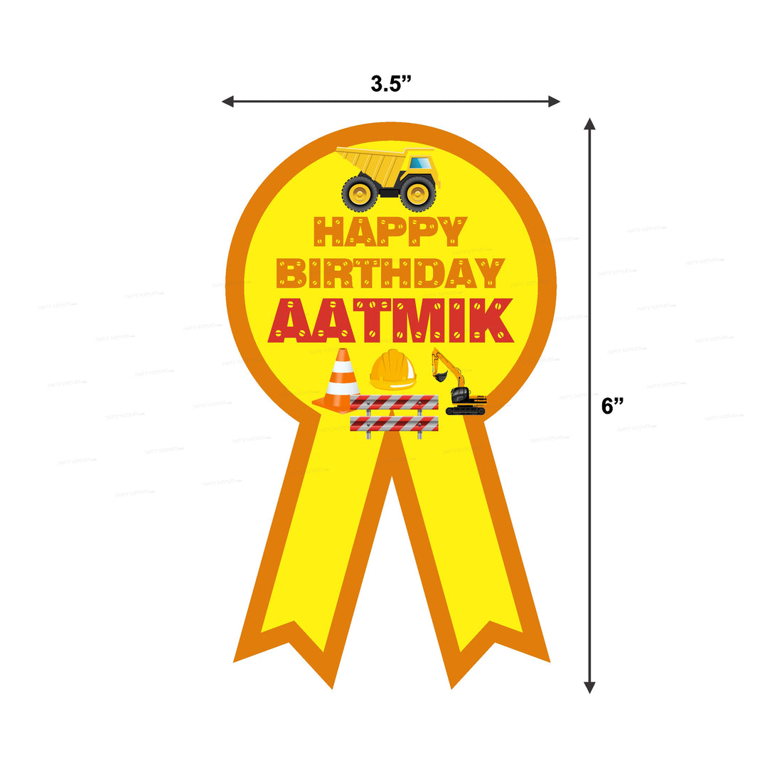 Construction Theme Badges