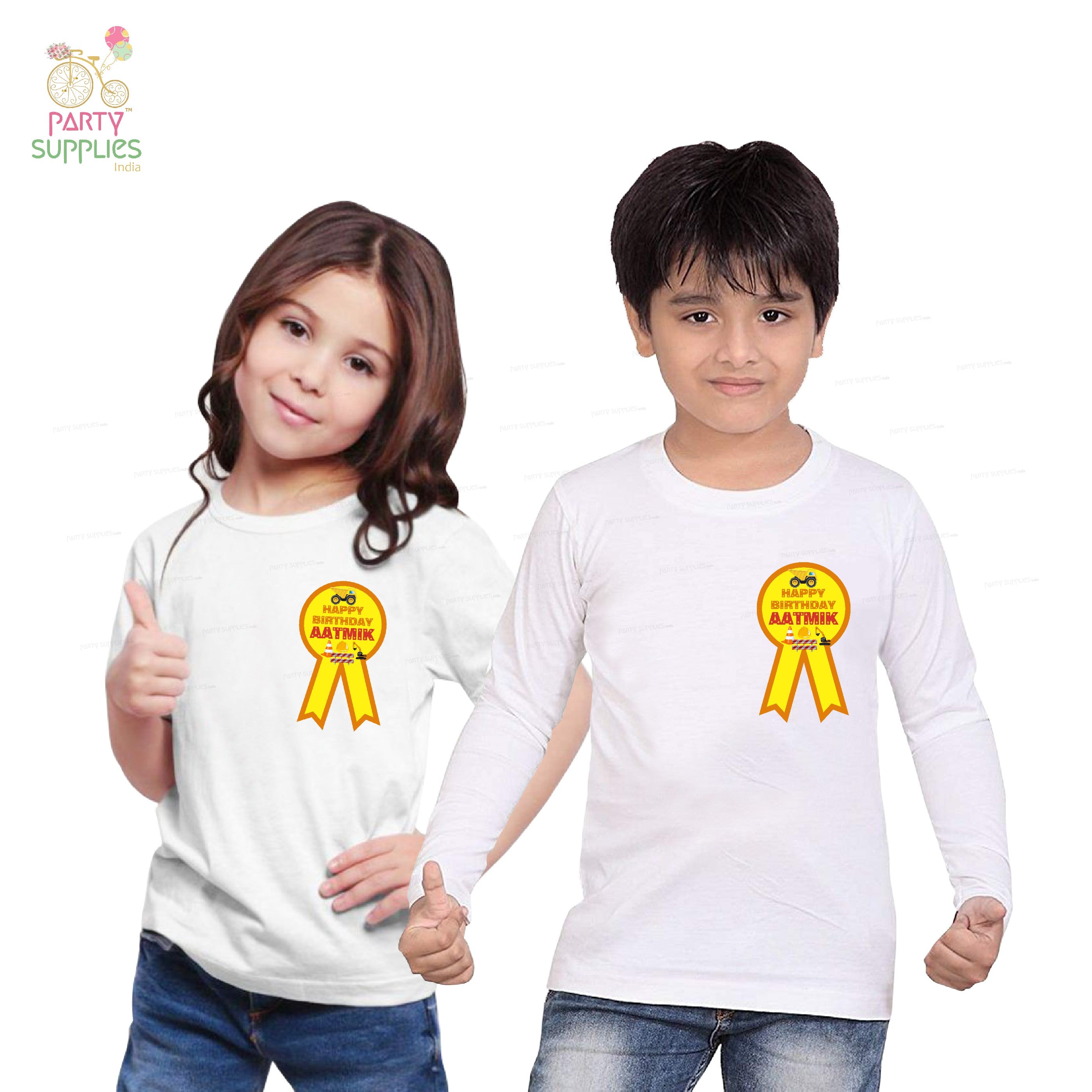 Construction Theme Badges