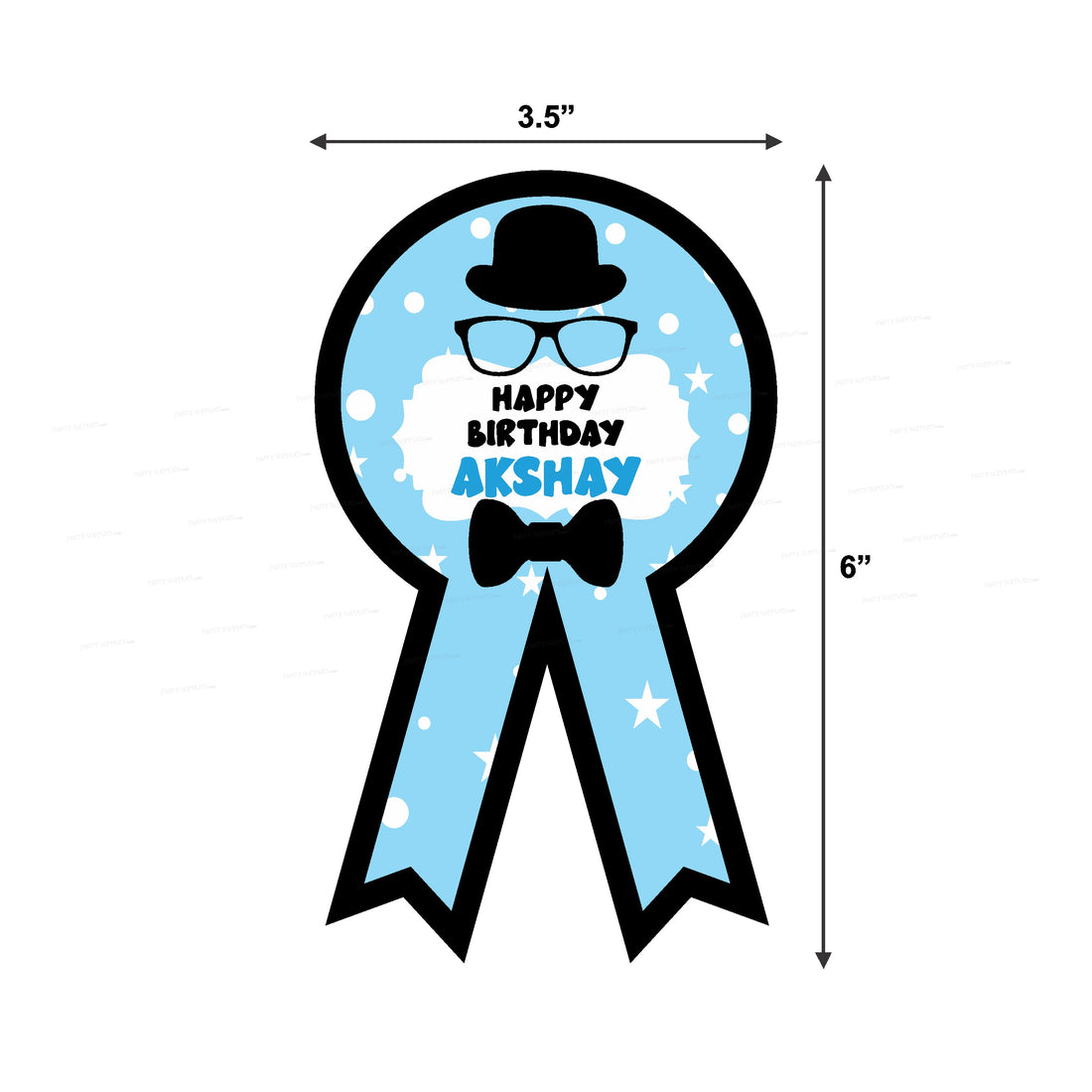 Little Man Theme Badges