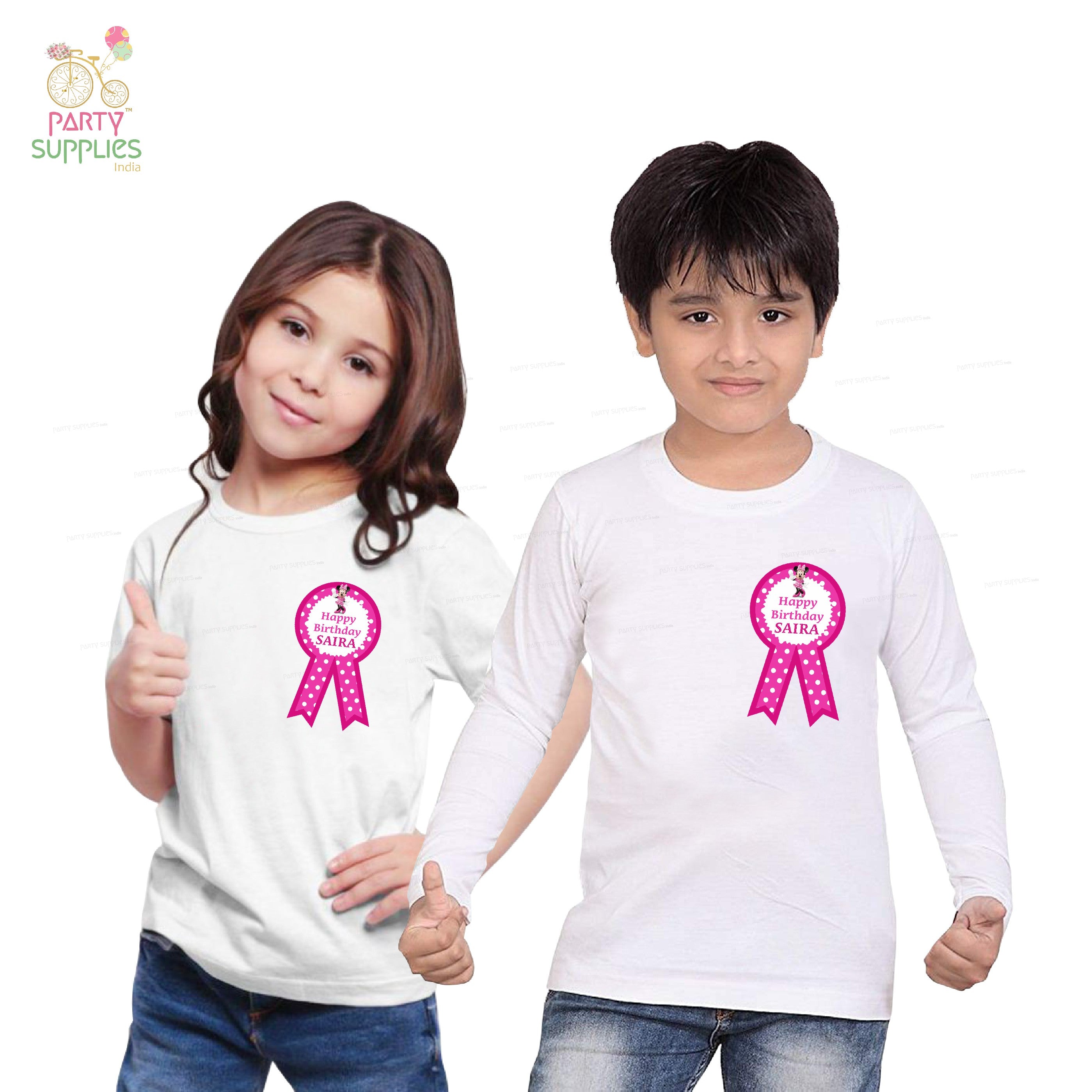 Minnie Mouse Theme Badges