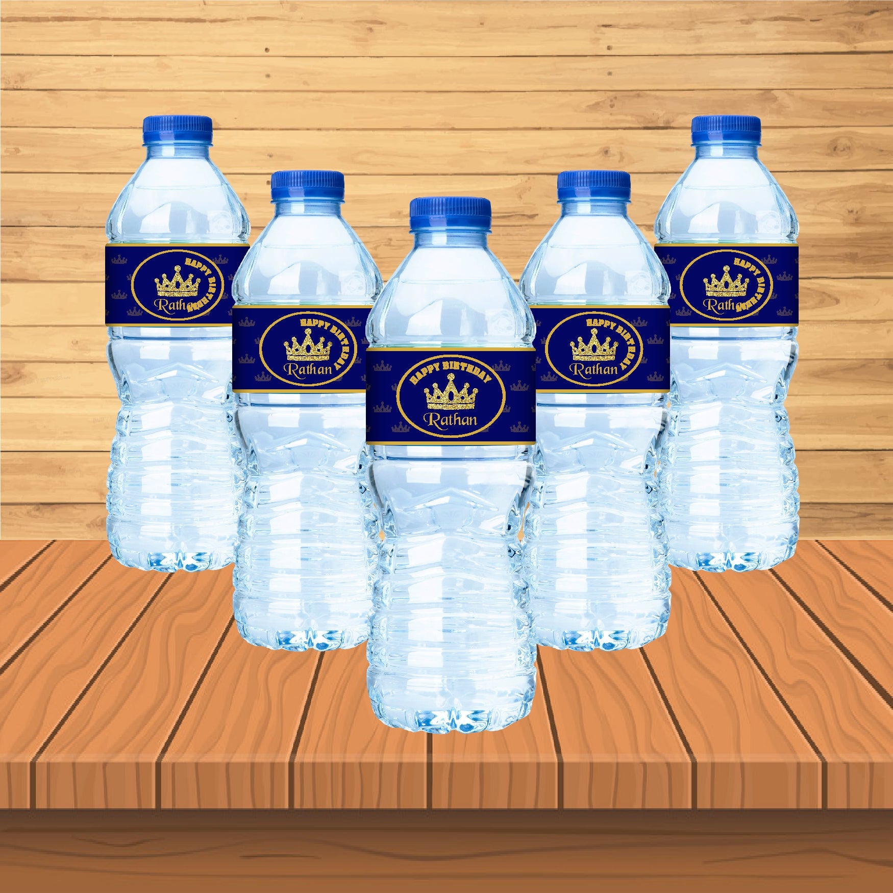 Prince Theme Water Bottle Sticker