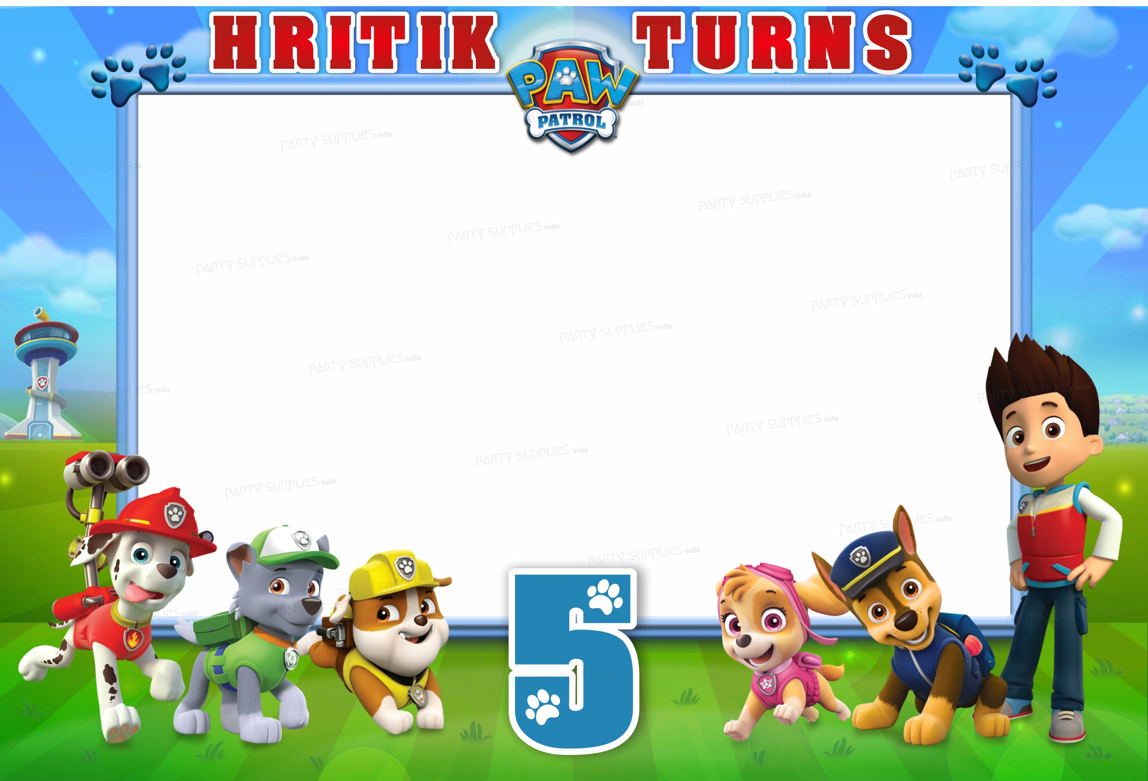 Paw Patrol theme Classic Combo Kit