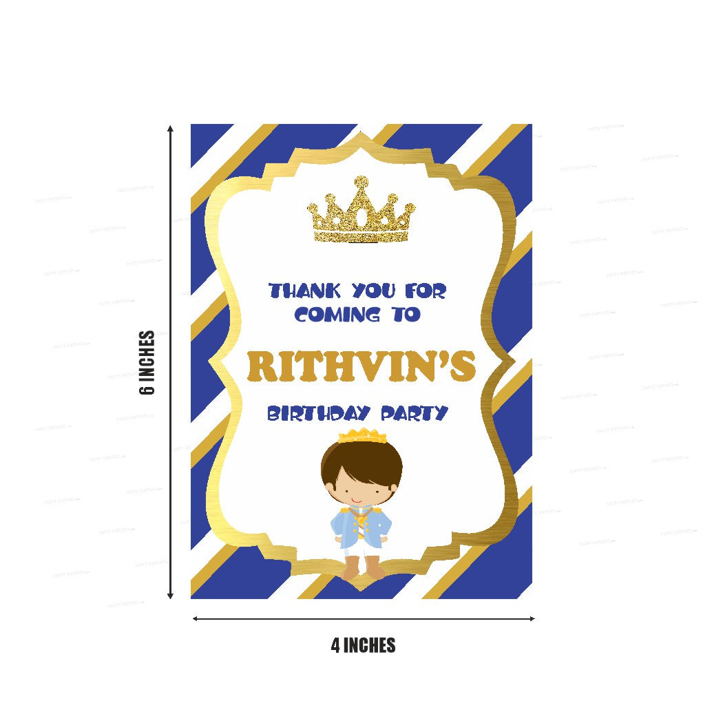Prince Theme Thank You Card