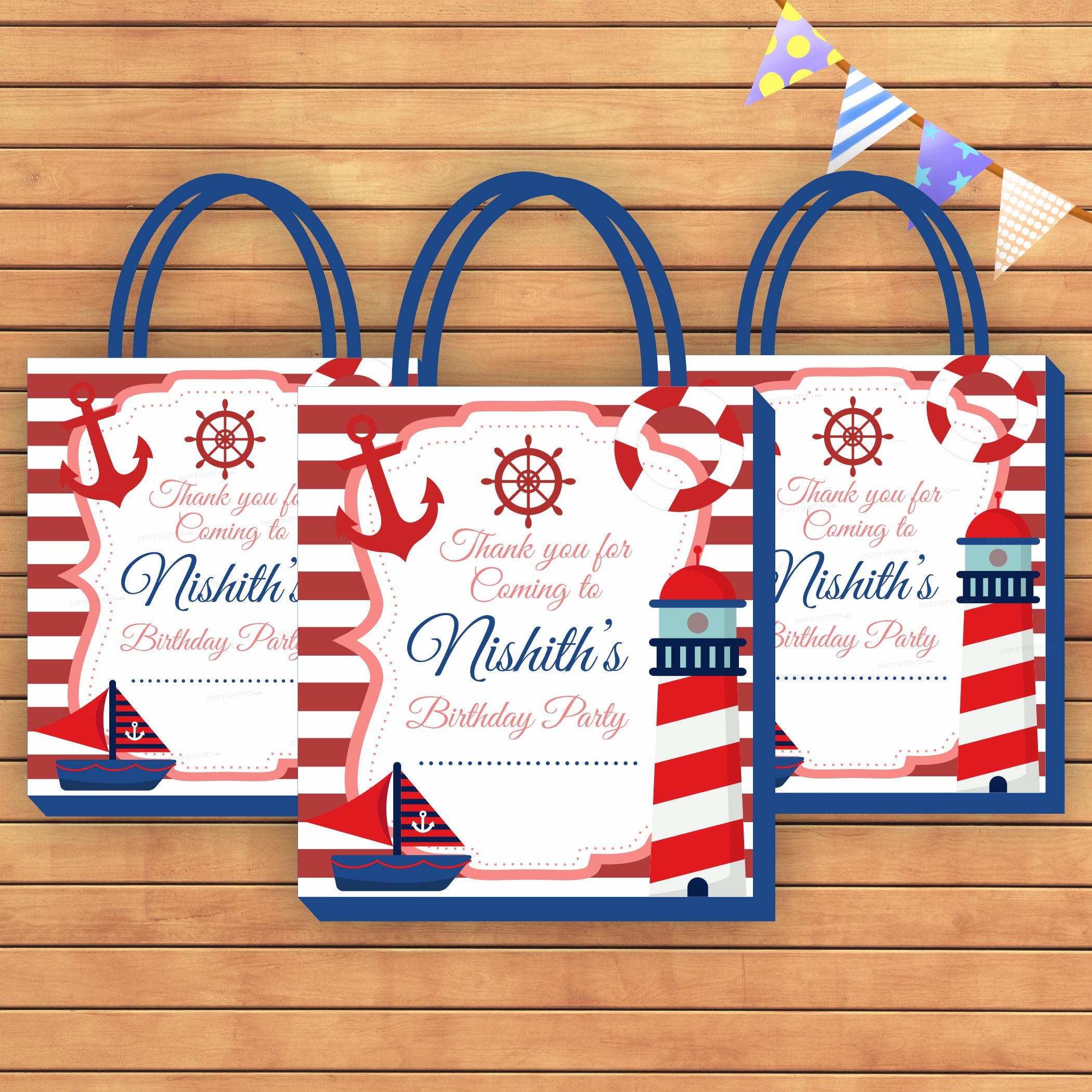 Sailor Theme Return Gift Bag