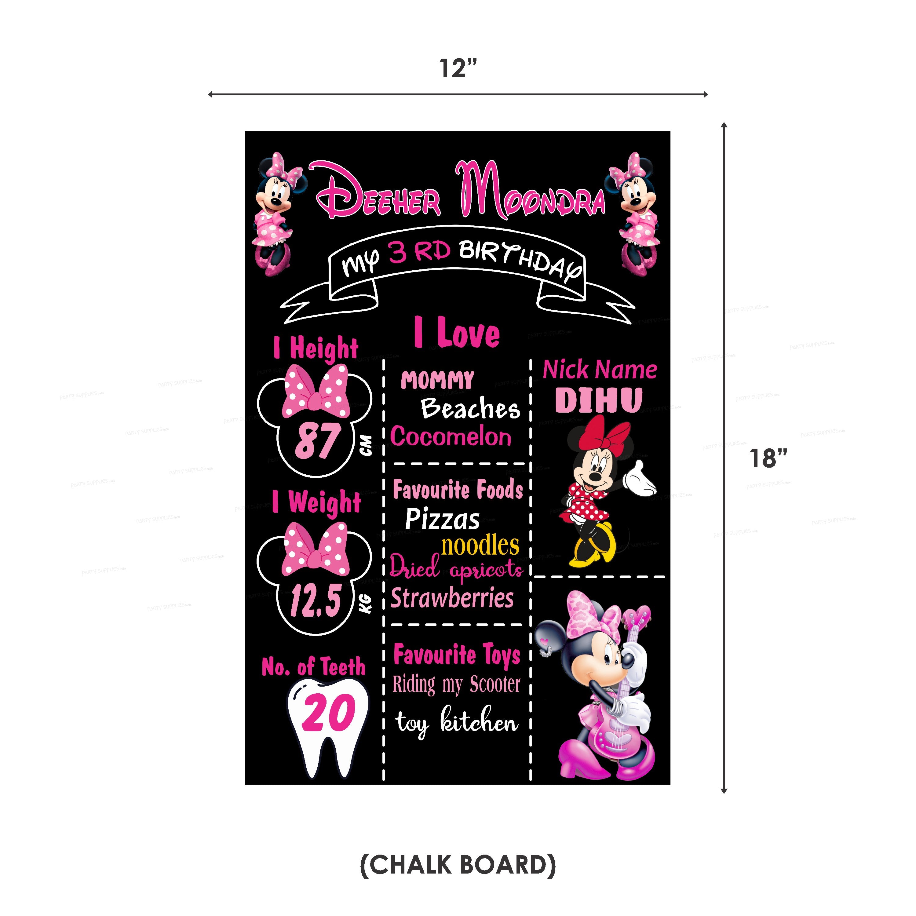 Minnie Mouse Theme Premium Kit