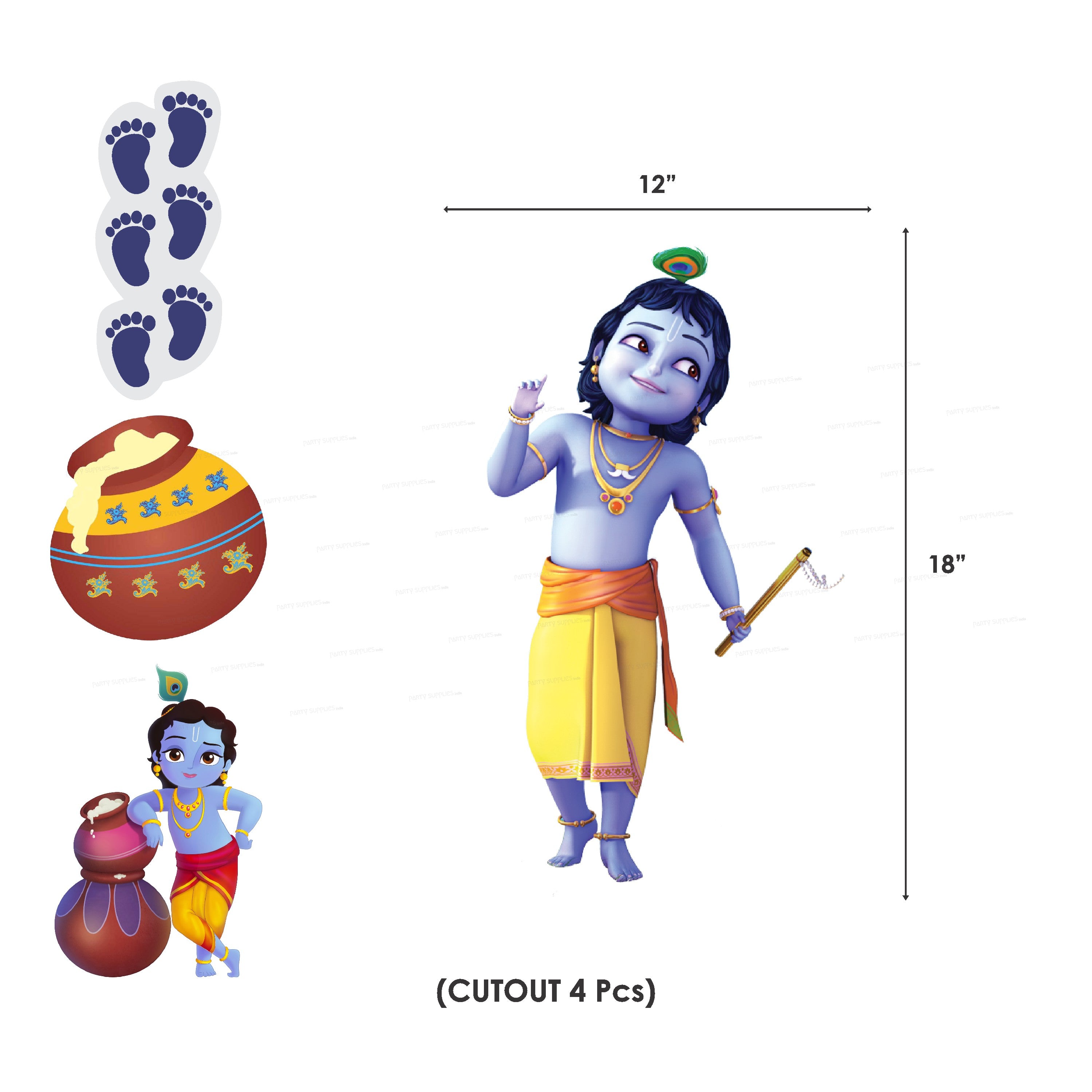 Little Krishna Theme Premium Kit
