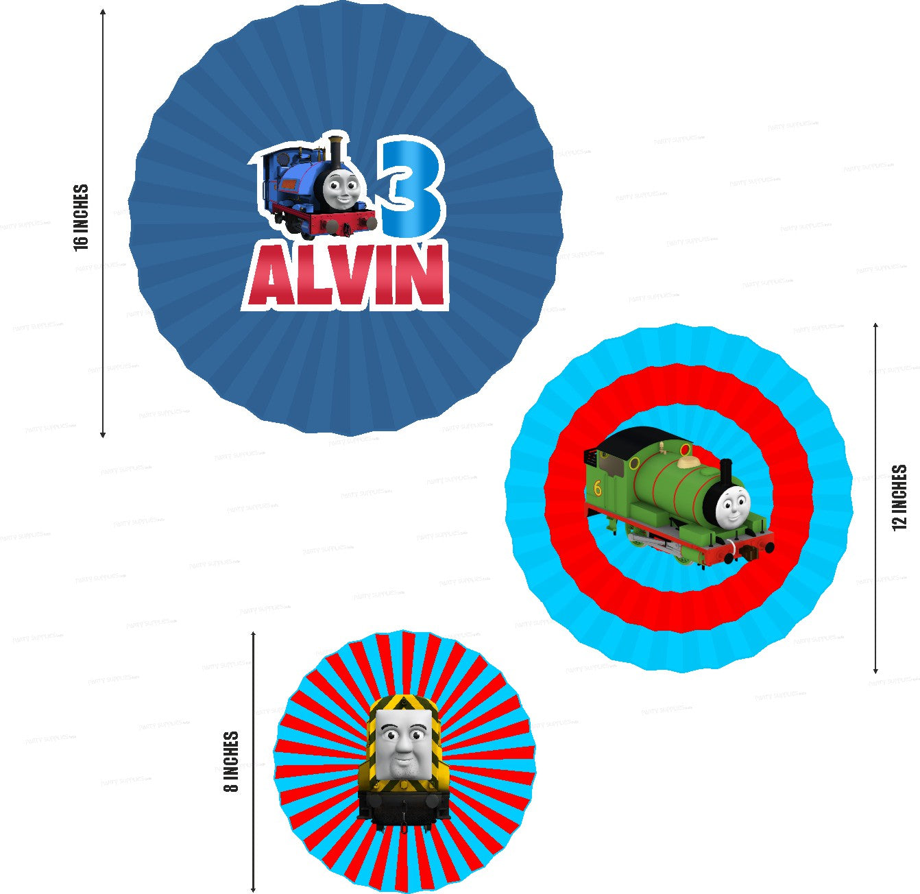 Thomas and Friends Theme Paper Fan