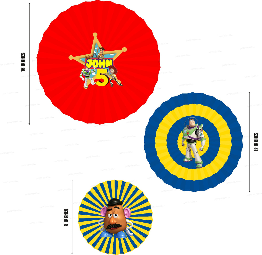 Toy Story Theme Paper Fan