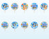 Bluey Theme Cup Cake Topper - showcase