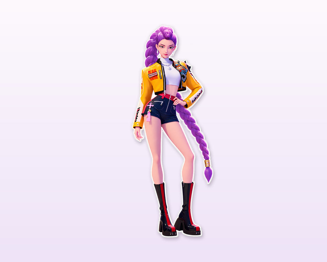 K-Pop Demon Hunters Theme Cutout KPD-02 - showcase