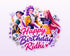 K-Pop Demon Hunters Theme Customized Cake Topper - showcase