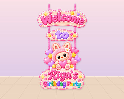 Labubu Theme Door Poster - showcase