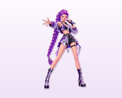 K-Pop Demon Hunters Theme Cutout KPD-05 - showcase