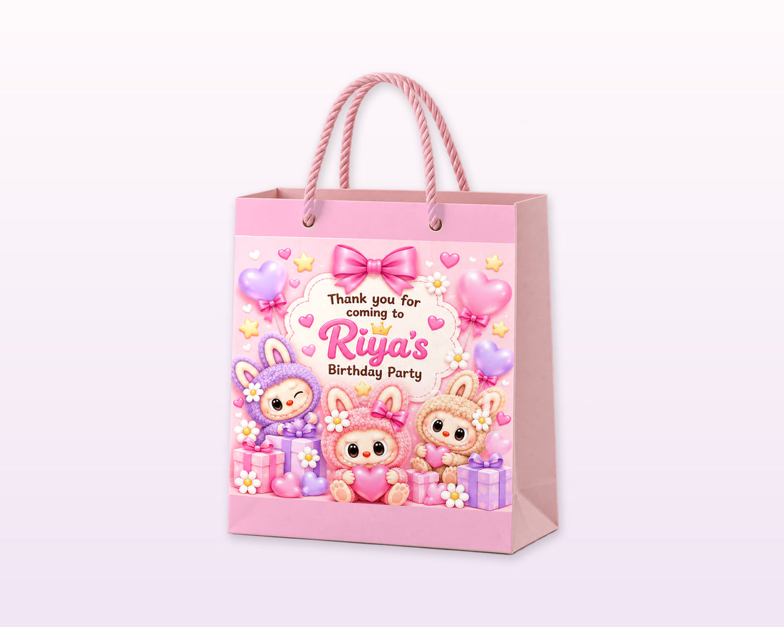 Labubu Theme Return Gift Bag - showcase