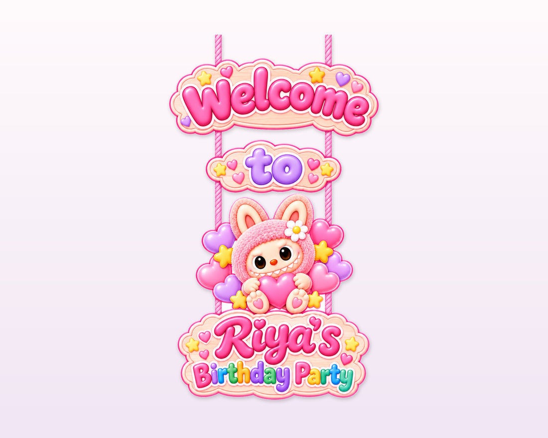 Labubu Theme Door Poster - showcase