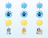 Bluey Theme Dangler - showcase