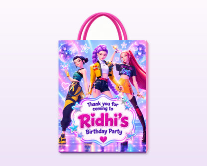 K-Pop Demon Hunters Theme Return Gift Bag - showcase