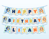 Bluey Theme Personalized Hanging - showcase
