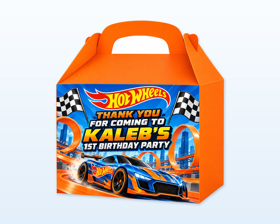 Hot Wheels Theme Goodie Return Gift Boxes - showcase