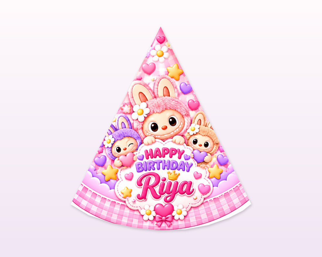 Labubu Theme Personalized Hat - showcase