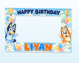 Bluey Theme Personalized Photobooth - showcase