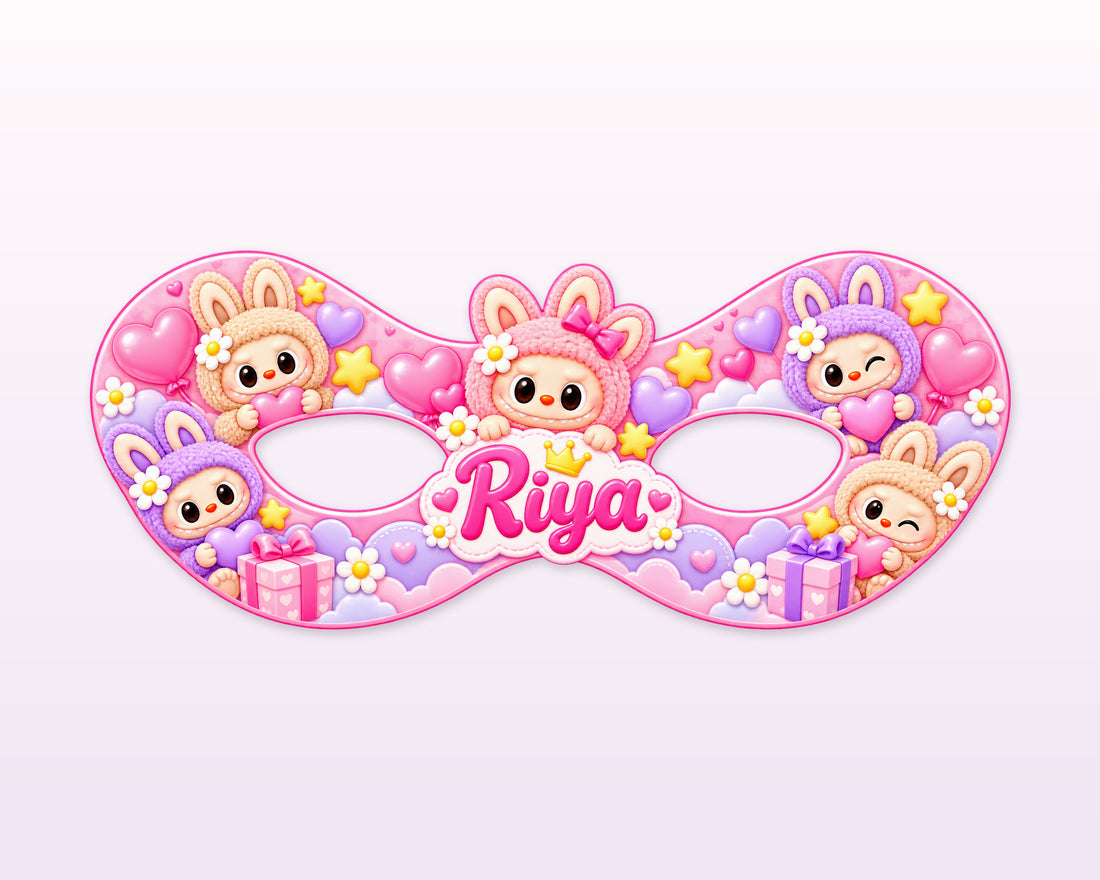 Labubu Theme Personalized Eye Mask - showcase