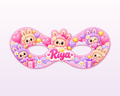 Labubu Theme Personalized Eye Mask - showcase