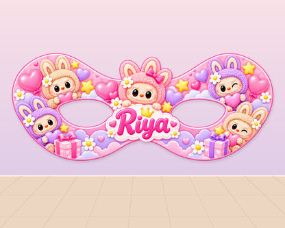 Labubu Theme Personalized Eye Mask - showcase