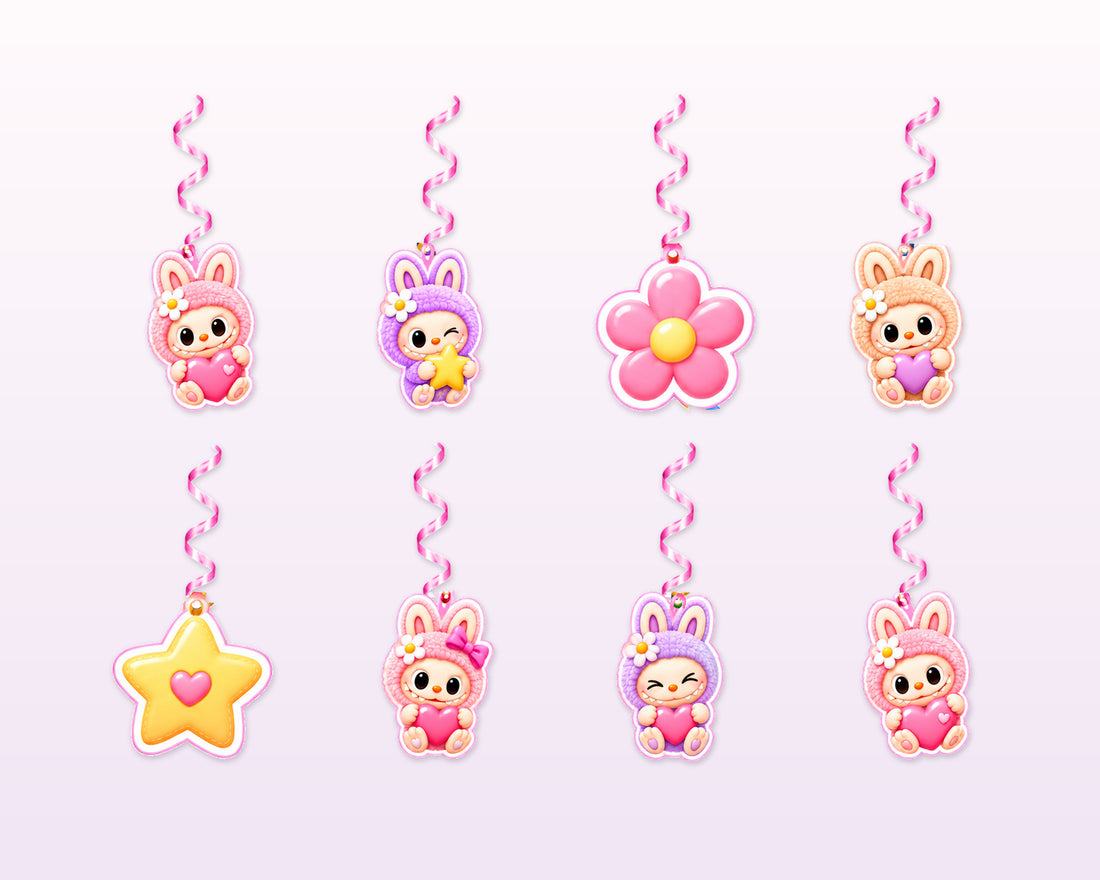 Labubu Theme Swirls - showcase