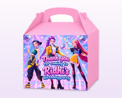 K-Pop Demon Hunters Theme Goodie Return Gift Boxes - showcase