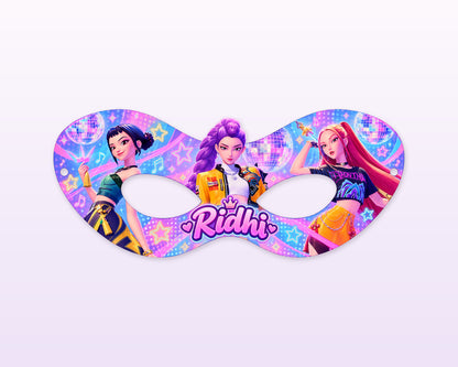 K-Pop Demon Hunters Theme Personalized Eye Mask - showcase