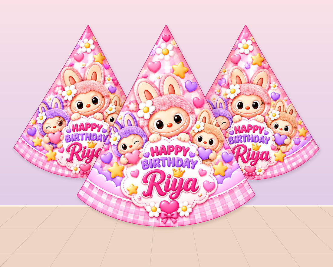 Labubu Theme Personalized Hat - showcase