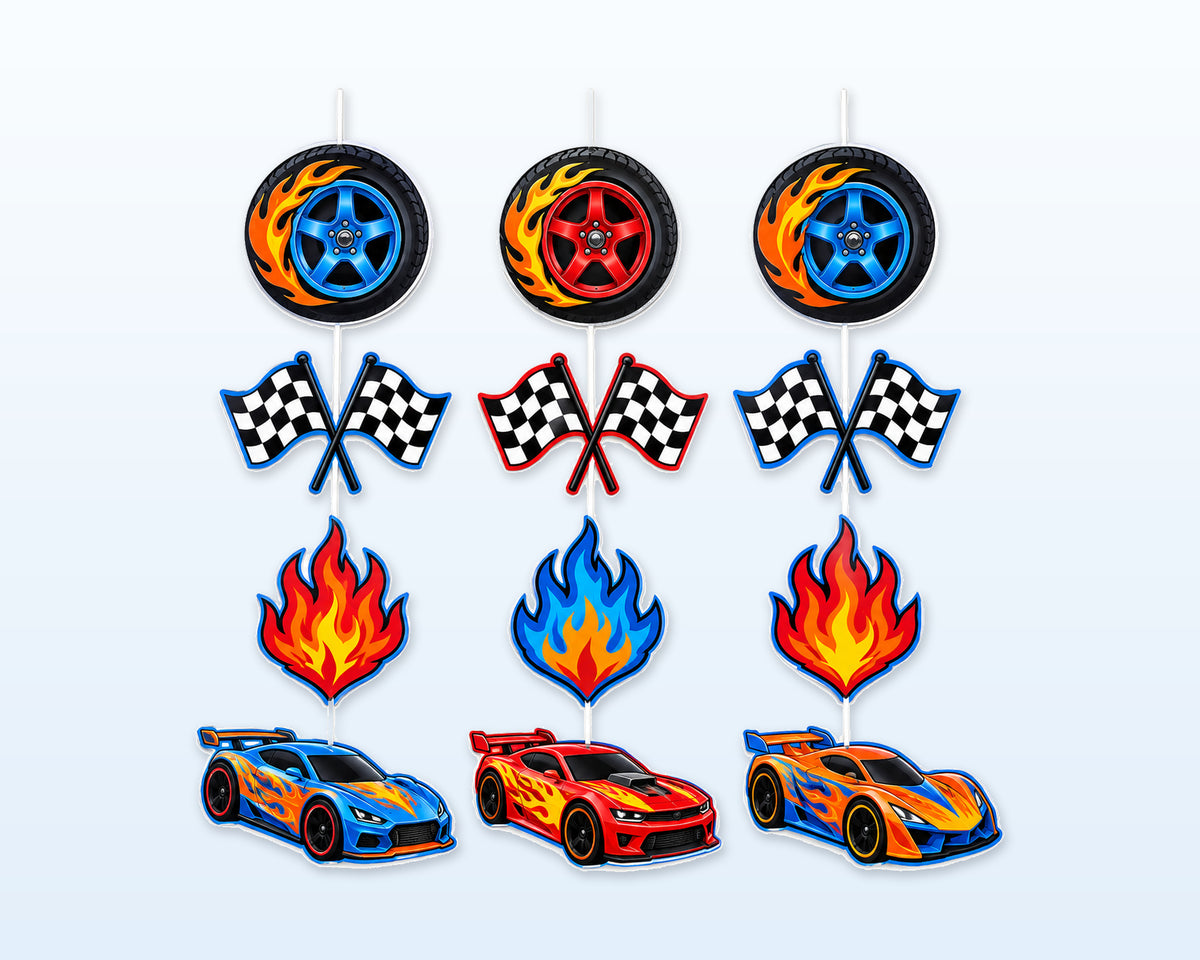 Hot Wheels Theme Dangler - showcase